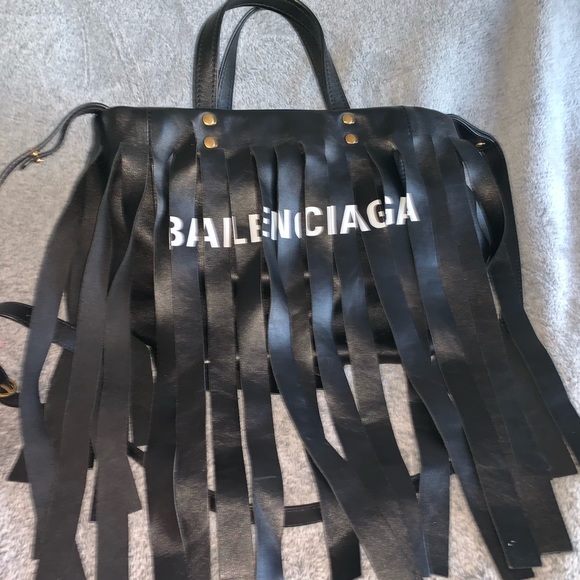BALENCIAGA Laundry Fringes XS bag - Picture 1 of 4